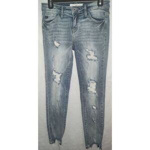 KanCan Jeans "ESTILO" Size 26 Shredded Distressed see measurements